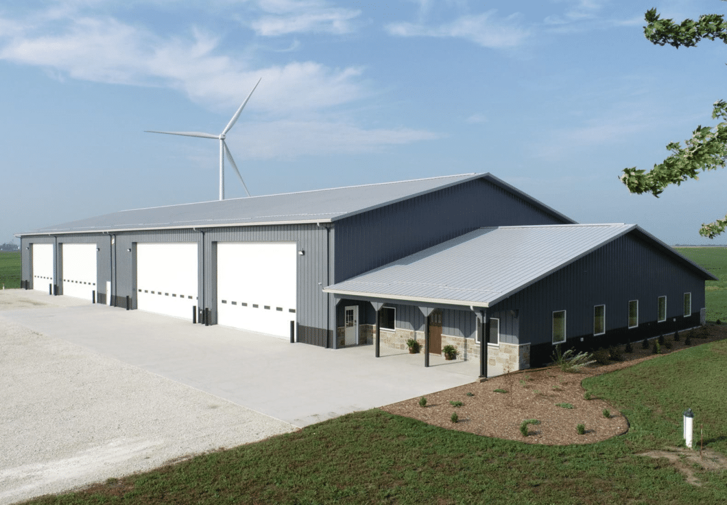 Farm Equipment Storage with Office Space