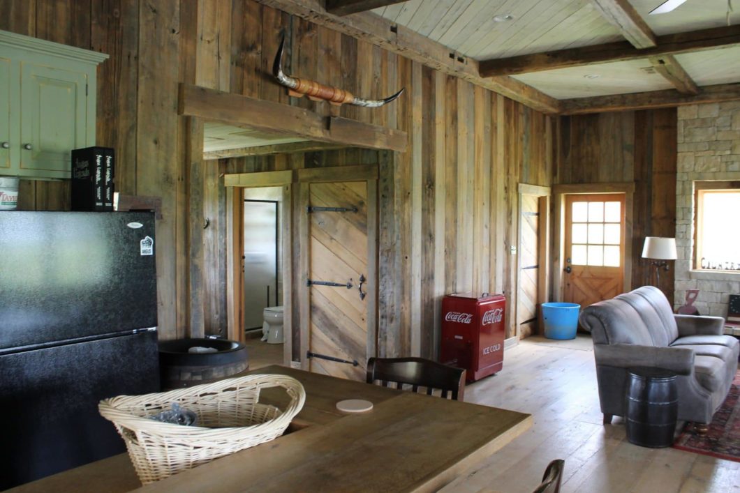 Rustic Pole Barn Home Interior
