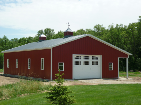 Metal Pole Barn Garage & Storage - Walters Buildings