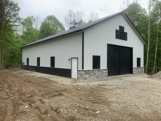 Metal Pole Barn Garage & Storage - Walters Buildings