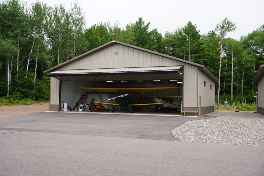 Metal Airplane Hangar