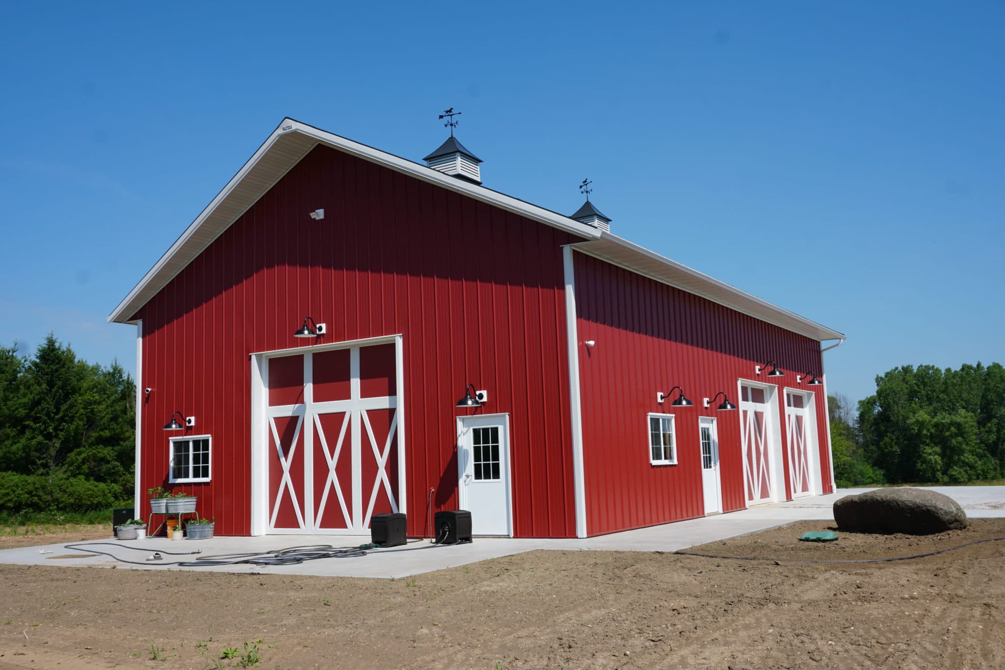 Metal Post Frame Garage