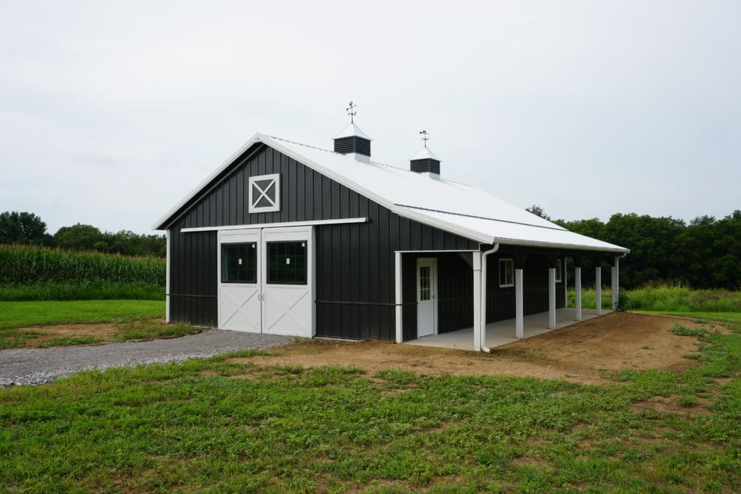 Steel Horse Stall barn
