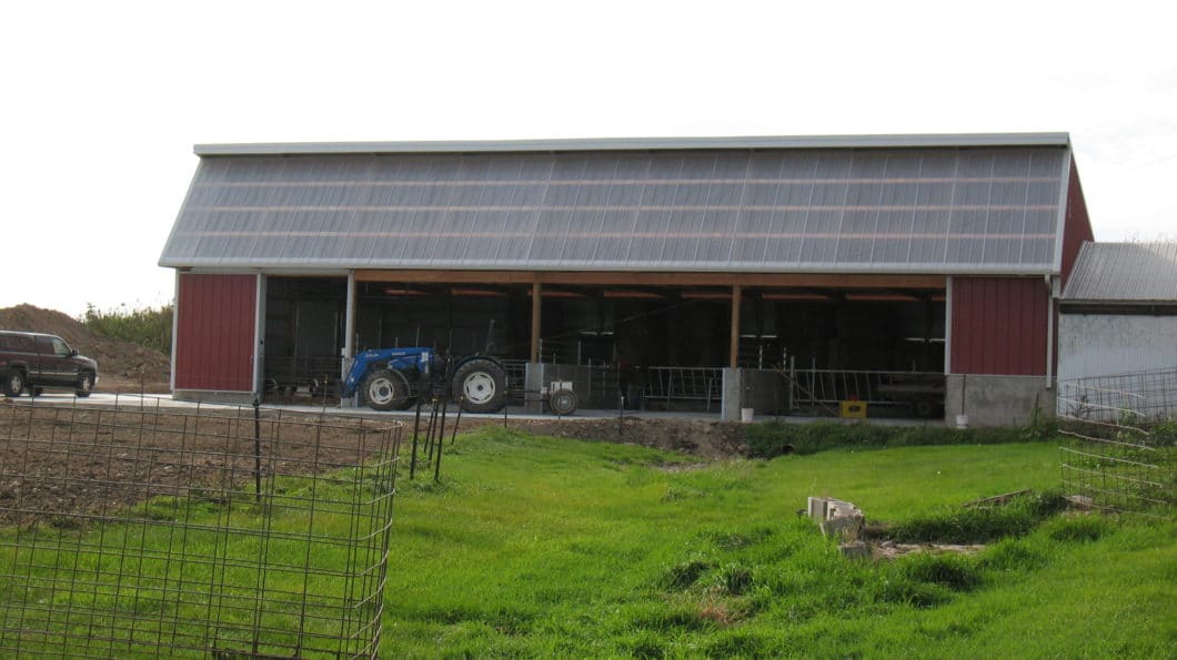 Solar Truss Cattle Barn