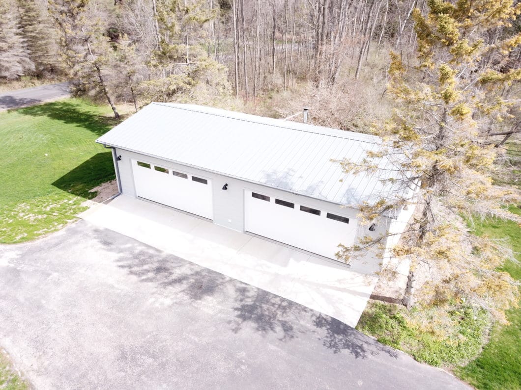 Aerial View of Garage