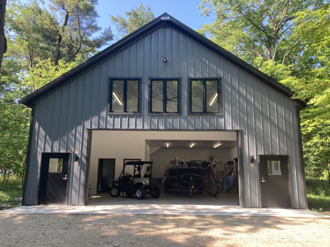 garage with living quarters