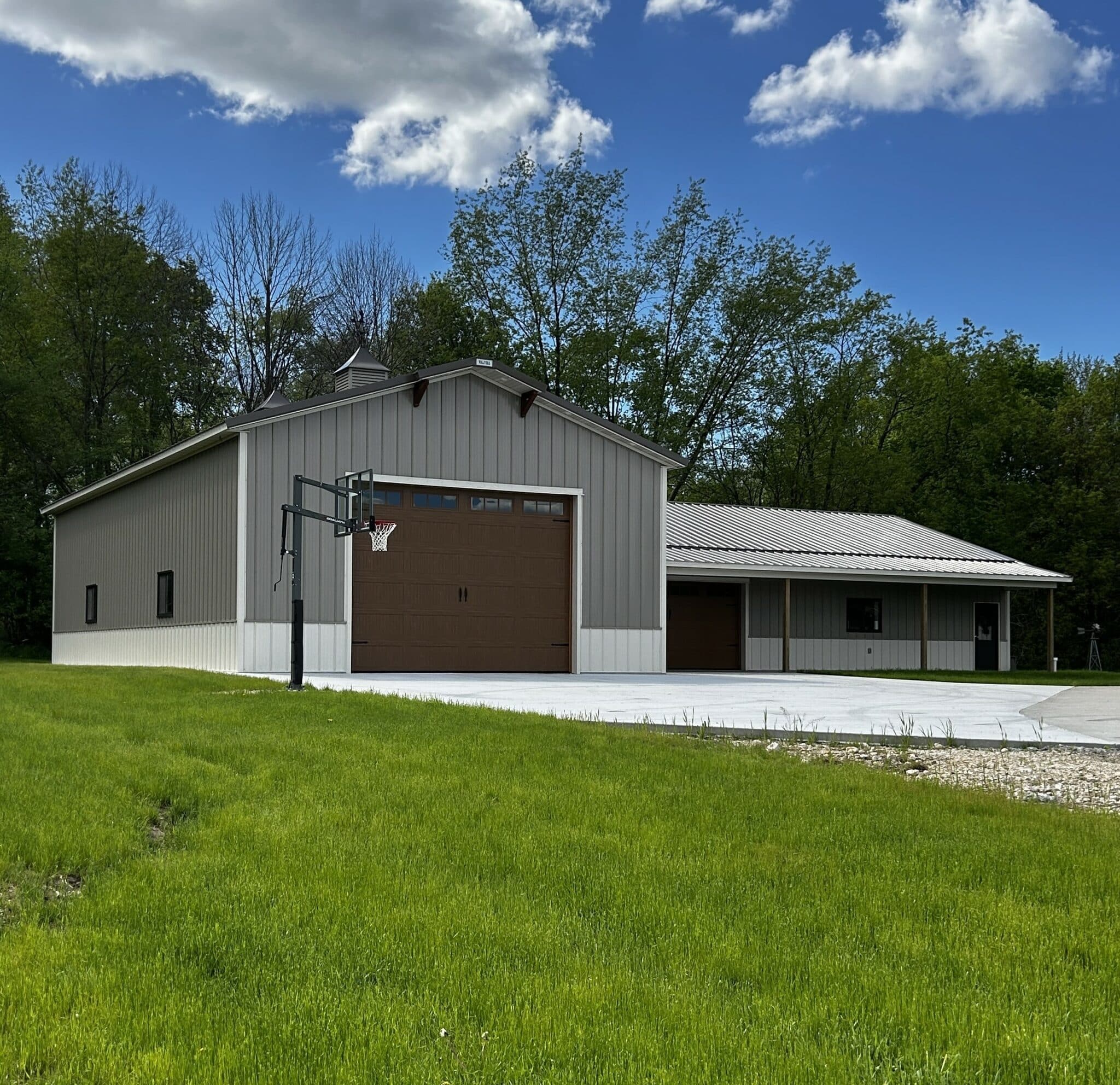 L Shaped Garage