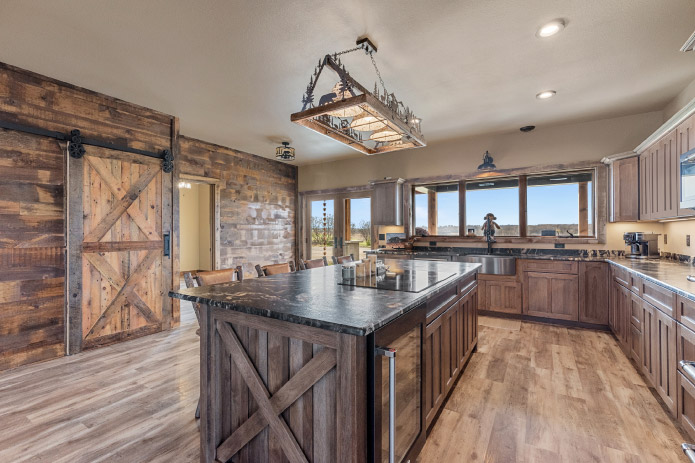 Kitchen of Barndominium