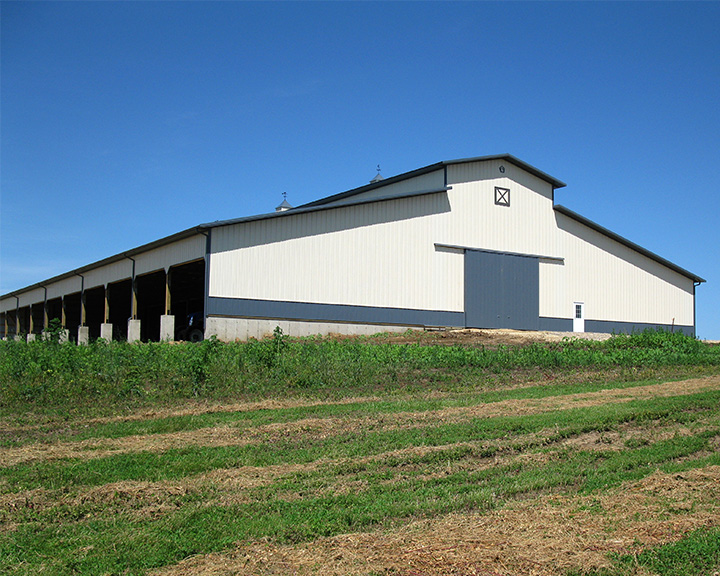 Cattle Barn Built by Walters Builders