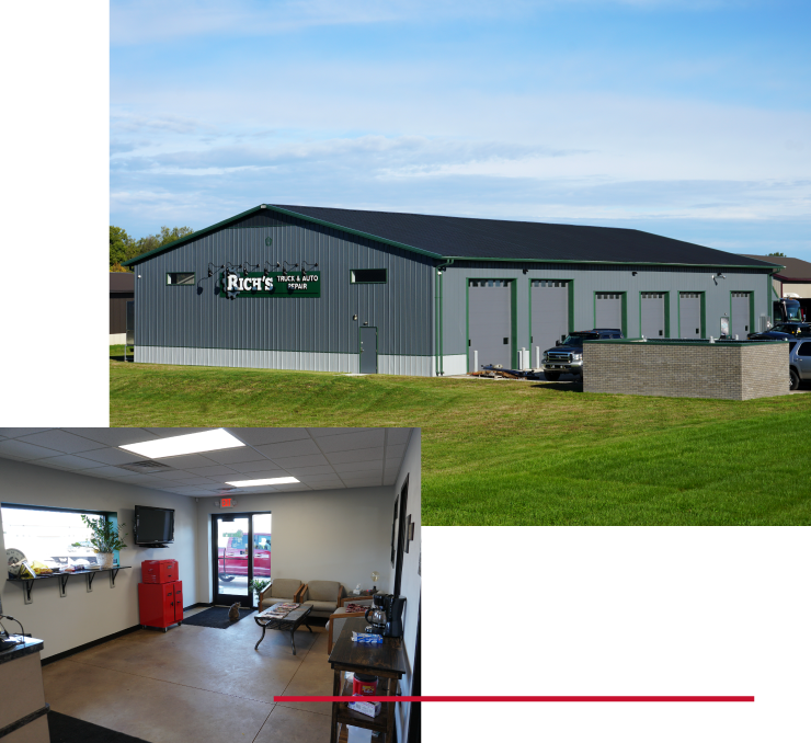 Exterior and Interior of Auto Buildings Designed by Walters Builders