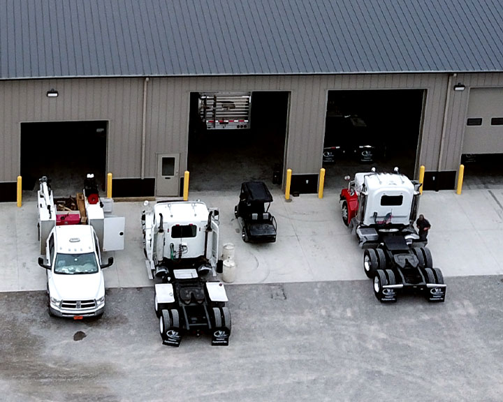 Truck Bays at Auto Facility