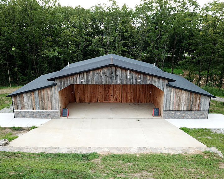 Event Space Outside Jeptha Distillery