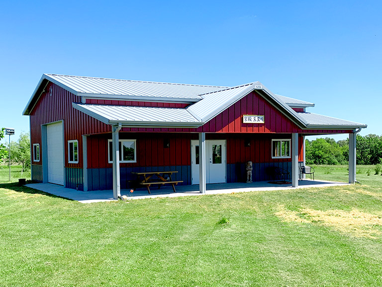 Post-Frame Shed Built by Walters Builders