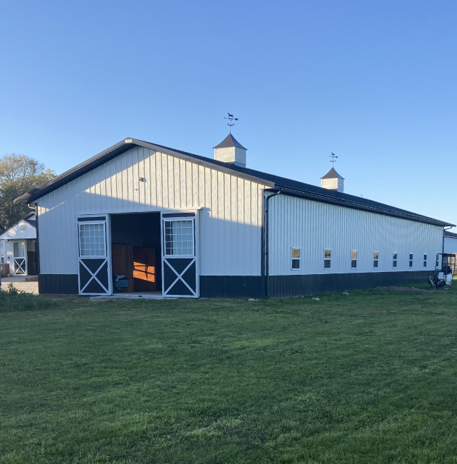 Post-Frame Stall Barn