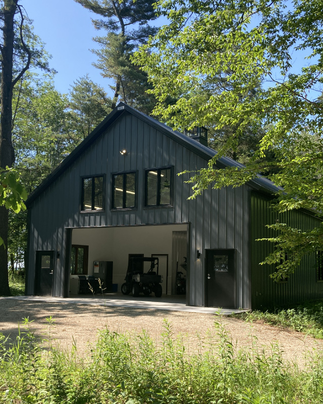 Shop with Living Quarters Built by Walters Buildings