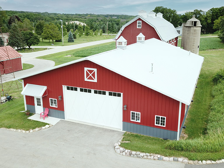 Barn Converted to Workshop by Walters Buildings