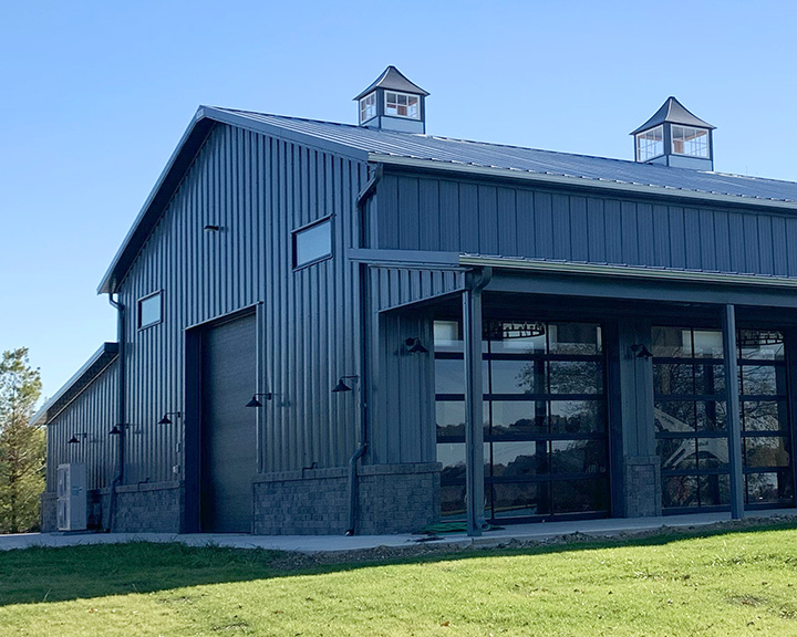 Outside of Gray Barn Conversion