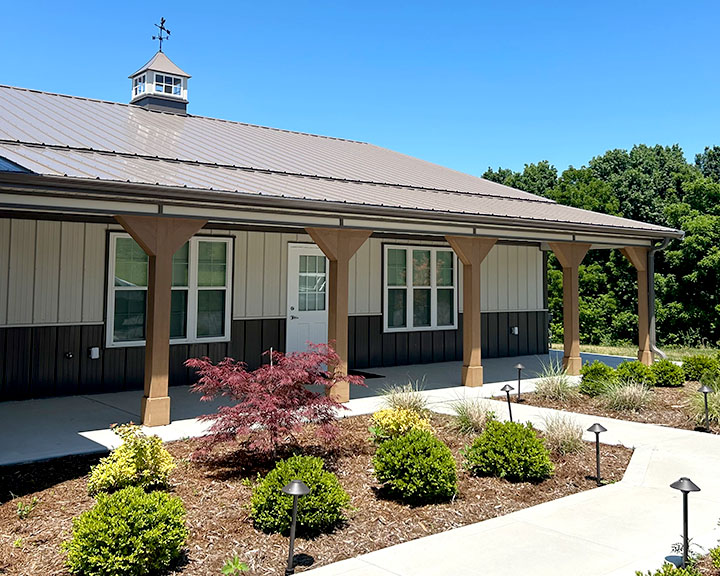 Cabin Exterior With Large Covered Porch