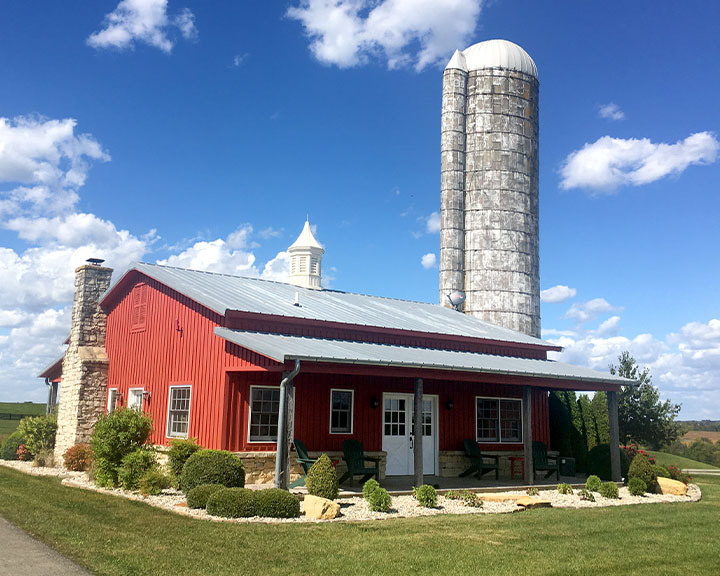Custom Post-Frame Cabin on Farm Property