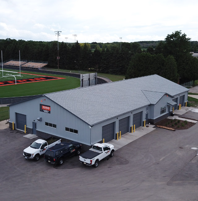 Maintenance Garage & Office in Cedarburg Wisconsin