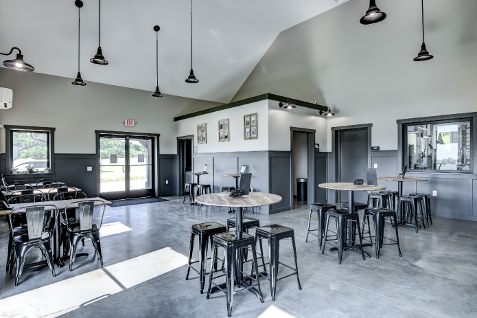 Interior of the Distillery