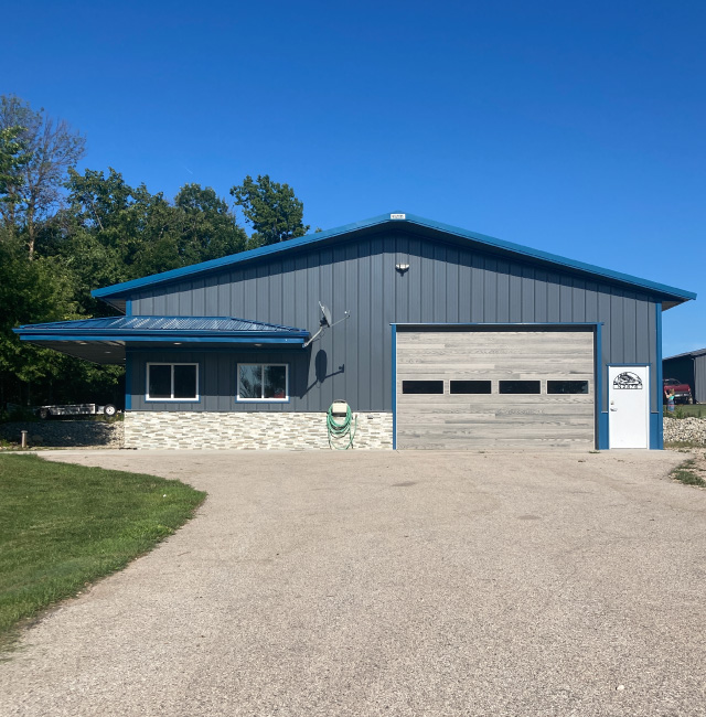 Lake House Garage in Chilton, Wisconsin