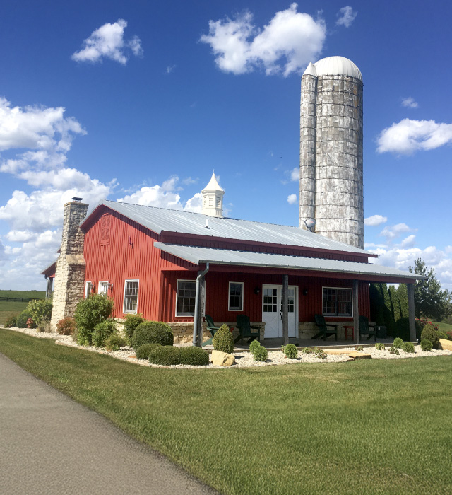 Pole Barn House with Silo in Crestwood Kentucky