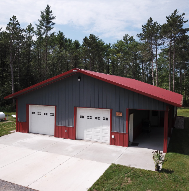 Pole Barn with Living Quarters in Merrillan, Wisconsin