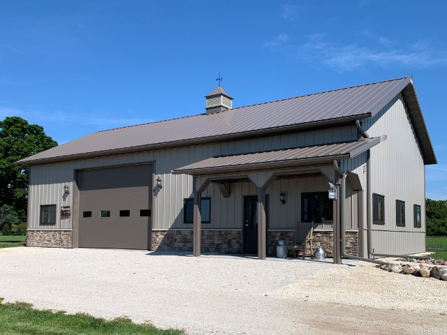 Elkhorn Workshop Built by Walters Buildings