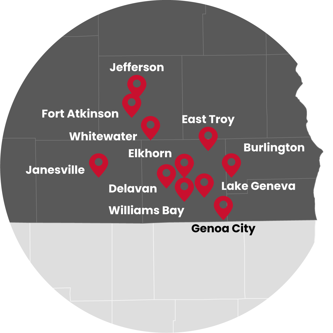 Elkhorn Service Map