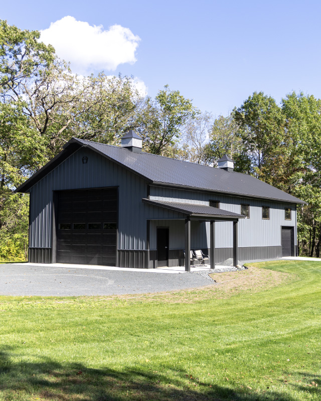 Custom Post-Frame Garage in Stillwater Minnesota