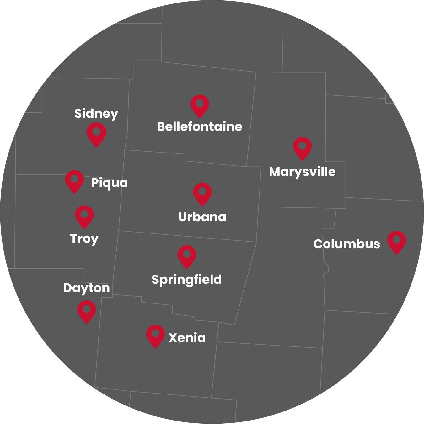 Walters Buildings Urbana Ohio Service Area