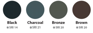 Best Colors for a Modern Appearance Black, Charcoal, Bronze, or Brown roof Best Colors for a Modern Appearance Black, Charcoal, Bronze, or Brown roof