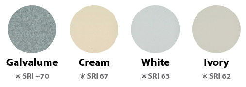 Reflective roofing colors Best pole barn colors and combinations