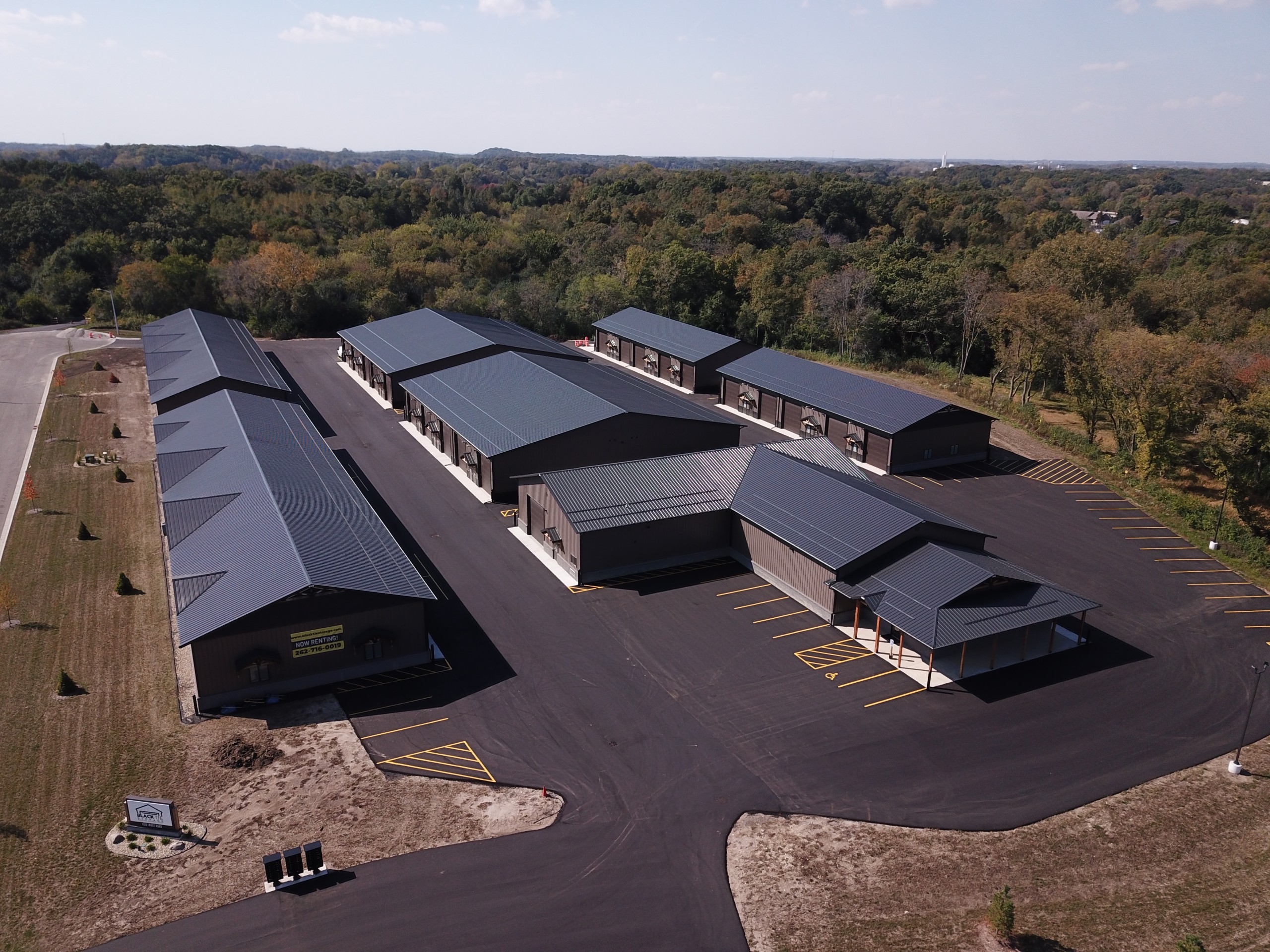 Black tie Storage Buildings