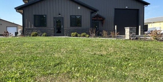 Five-unit commercial flex space rental property built by Walters Buildings