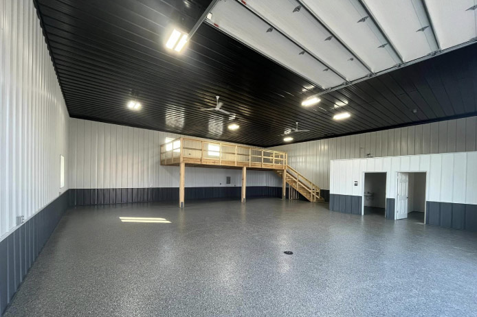 Interior of luxury storage condominium Interior of luxury storage condominium