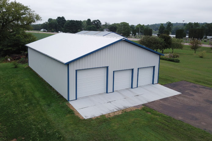 Three Overhead Doors