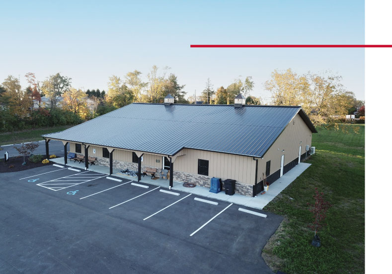 Custom Post Frame Veterinary Clinic and Animal Shelter