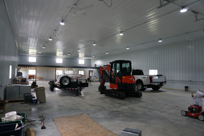 50′ x 104′ post-frame storage building with spacious interior 50' x 104' post-frame storage building with spacious interior