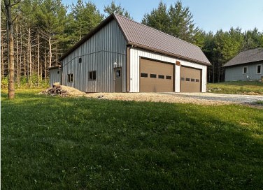 Solar Garage Project in West Bend, Wisconsin
