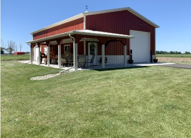 Backyard Storage Building in Elkhorn Wisconsin