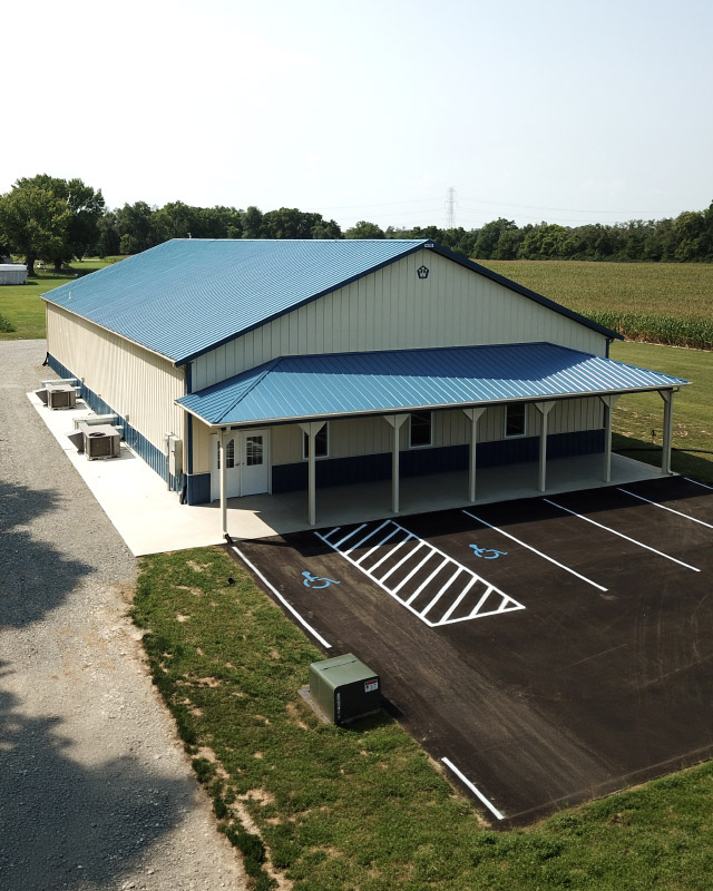 95' x 100' Custom Post-Frame Warehouse in New Carlisle, Ohio