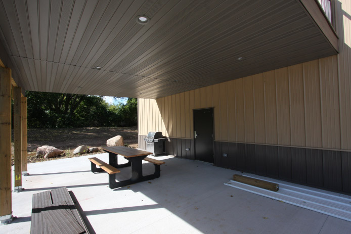 Elevated Rear Porch WIth Gathering Area Elevated Rear Porch WIth Gathering Area