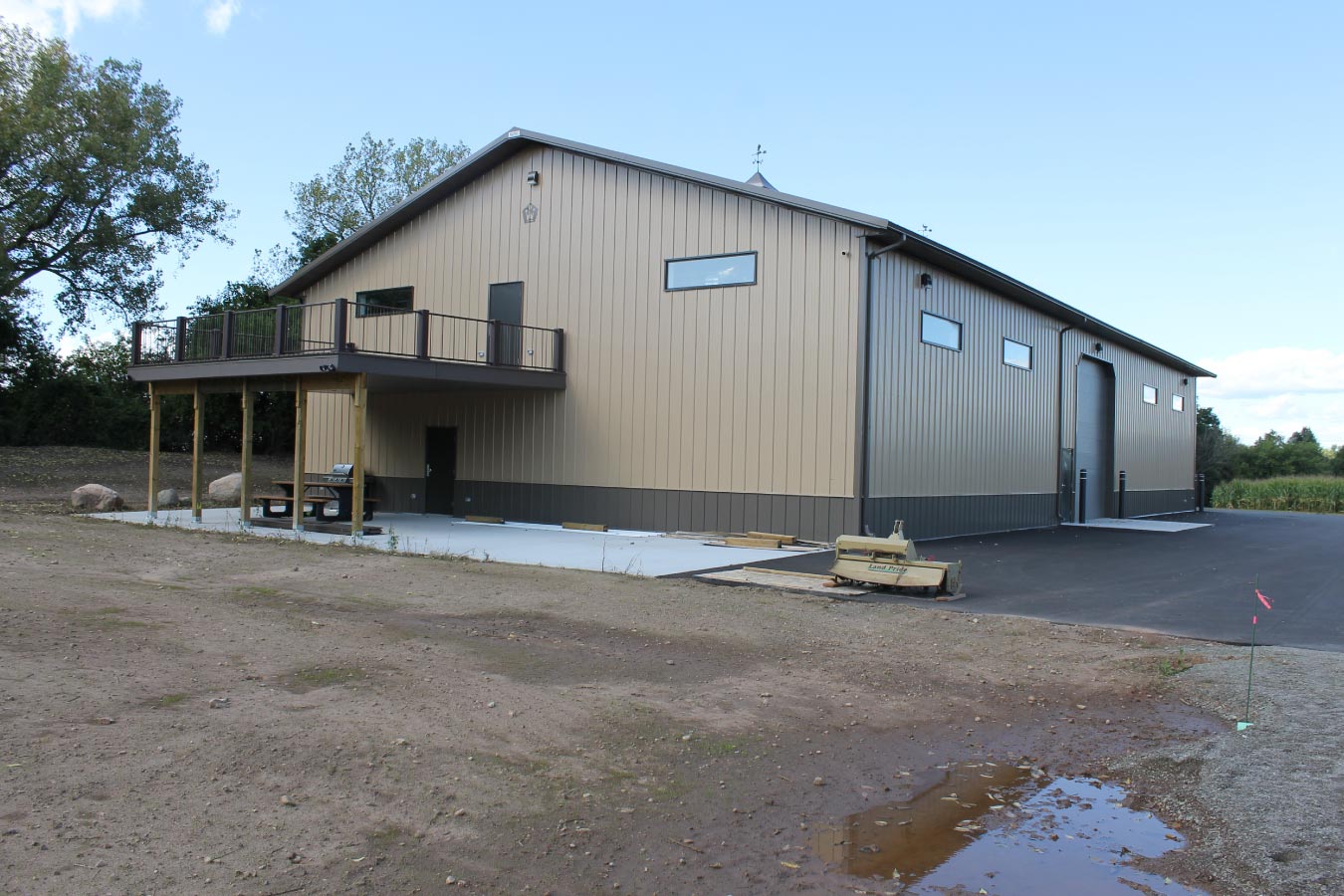 Pole Barn Balcony