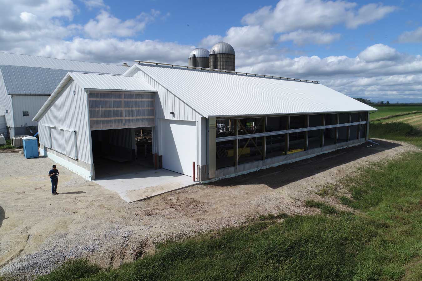 Cattle Barn in Wisconsin