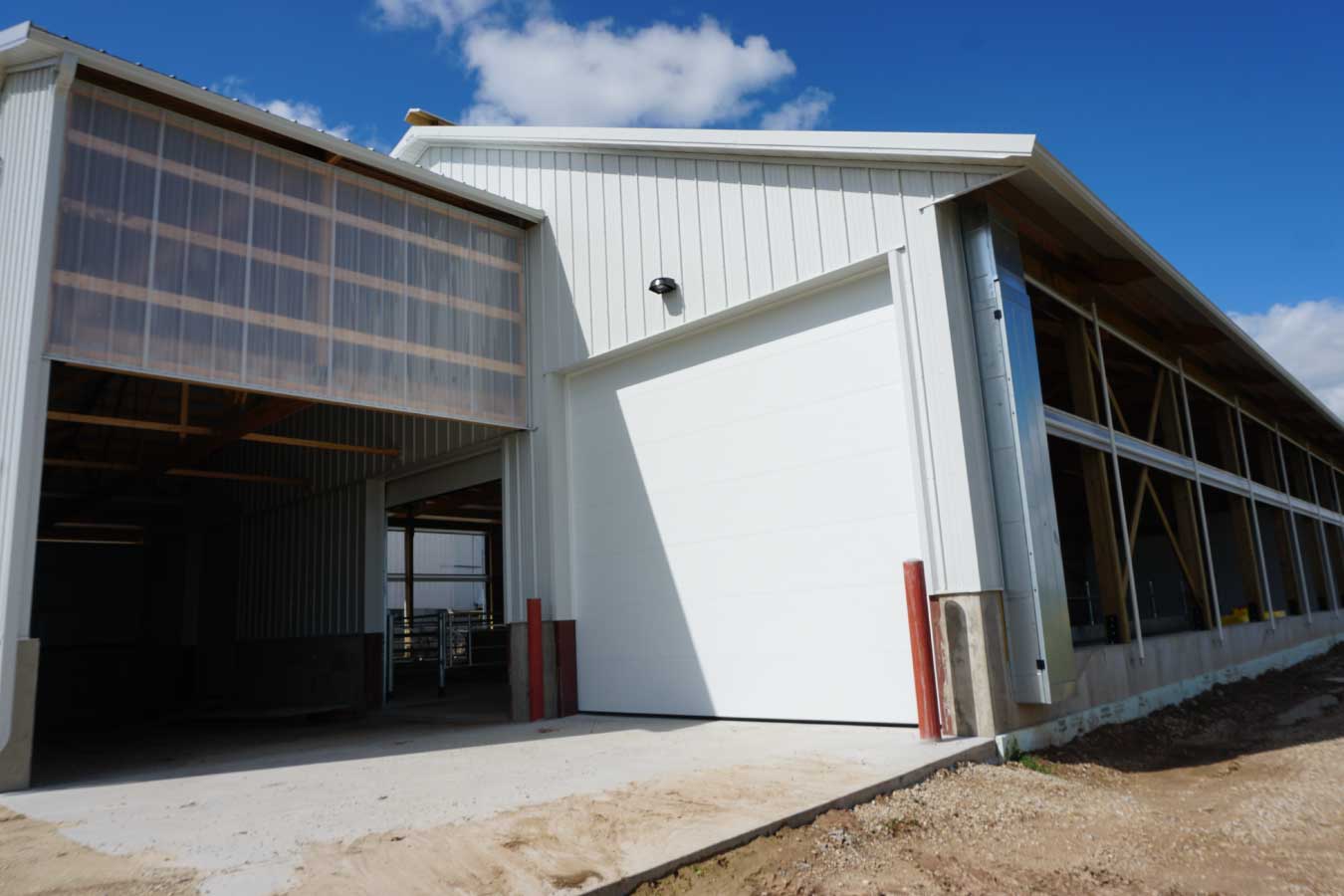 Dairy Barn with Overhead Door