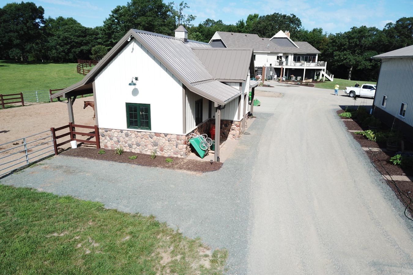 Metal Horse Stable
