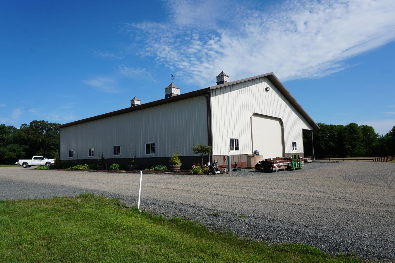 Steel Machinery Shed