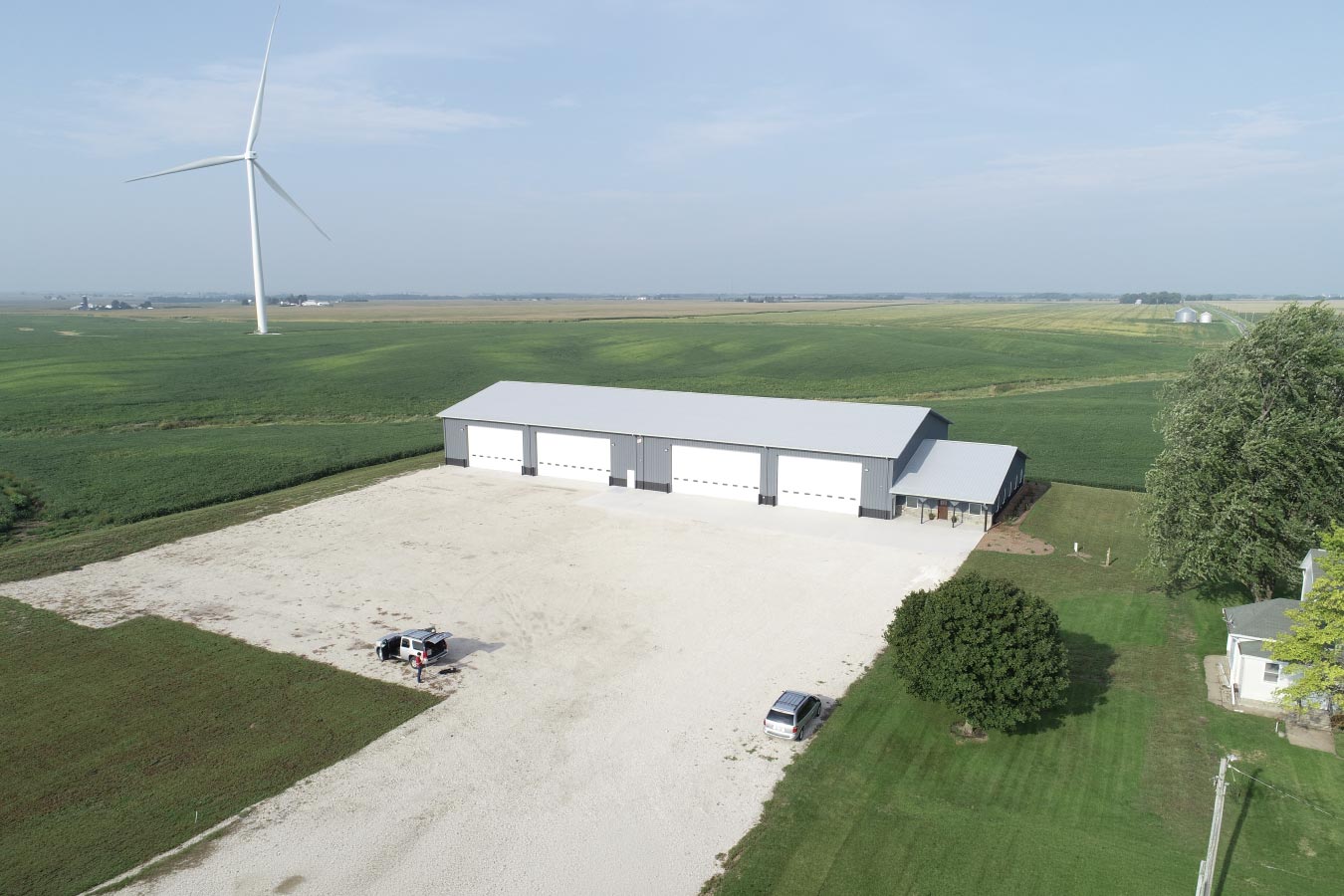 Pole Barn Equipment Storage